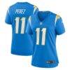 Luis Perez Los Angeles Chargers Nike Women's Team Game Jersey - - Front View
