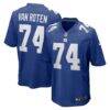 Greg Van Roten New York Giants Nike Team Game Jersey - - Front View