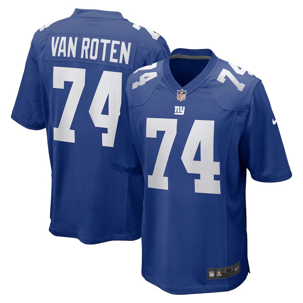 Greg Van Roten New York Giants Nike Team Game Jersey -  Royal