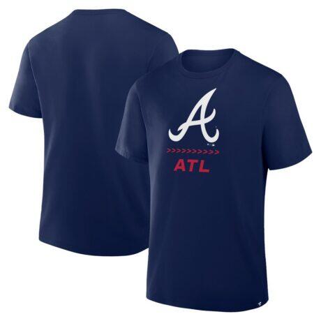 Atlanta Braves Fashion7 Clubhouse Legacy Side Swipe T-Shirt