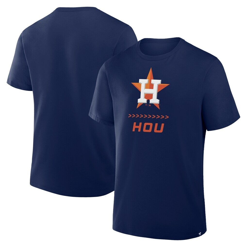 Houston Astros Fashion7 Clubhouse Legacy Side Swipe T-Shirt