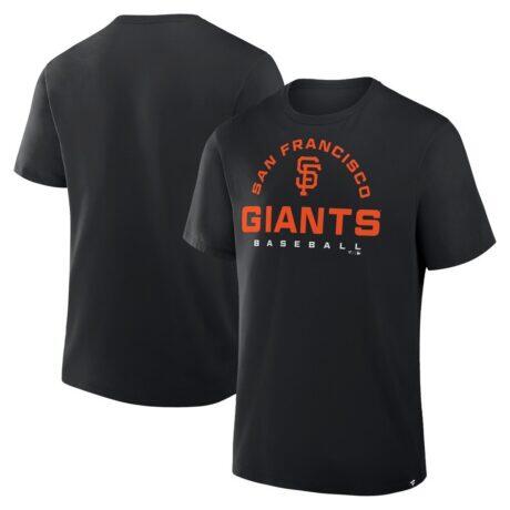 San Francisco Giants Fashion7 Clubhouse Legacy Primary Play T-Shirt - Black - Front View