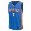 Chet Holmgren Oklahoma City Thunder Fashion7 Fast Break Replica Player Jersey - Blue - Side View