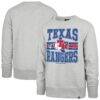 Texas Rangers '47 Letters Headline Pullover Sweatshirt - Gray - Front View