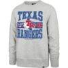 Texas Rangers '47 Letters Headline Pullover Sweatshirt - Gray - Side View