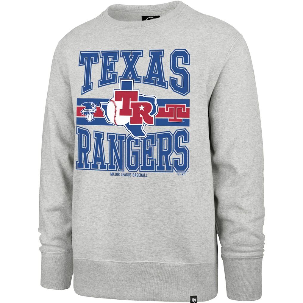 Texas Rangers ’47 Letters Headline Pullover Sweatshirt