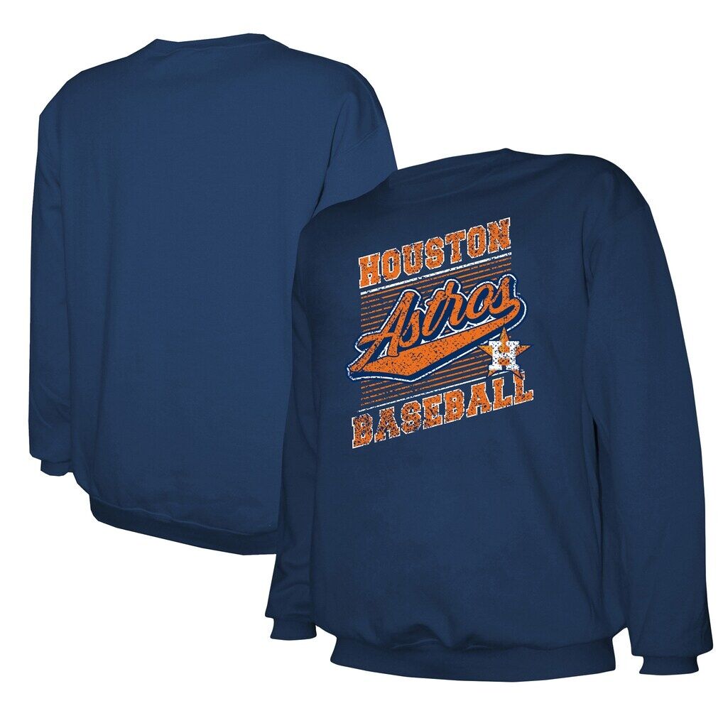 Houston Astros Stitches Lightweight Crew Sweatshirt