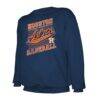 Houston Astros Stitches Lightweight Crew Sweatshirt - Navy - Side View