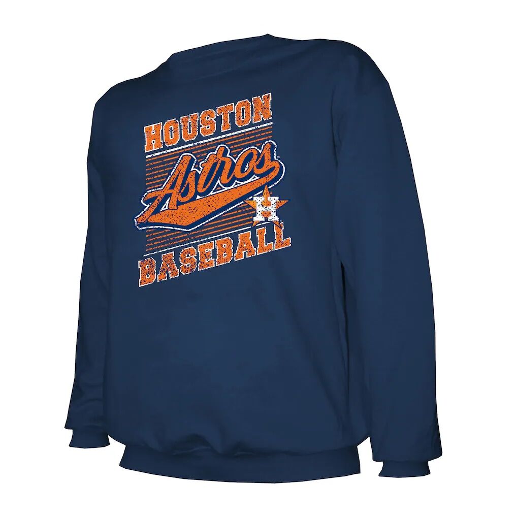 Houston Astros Stitches Lightweight Crew Sweatshirt
