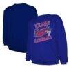 Texas Rangers Stitches Lightweight Crew Sweatshirt - - Front View