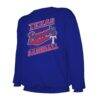 Texas Rangers Stitches Lightweight Crew Sweatshirt - - Side View