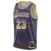 LeBron James Los Angeles Lakers Nike Unisex 2025 Select Series Swingman Player Jersey - Purple - Side View