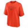 Cincinnati Bengals Nike Women's Glory Arch Boxy T-Shirt - Orange - Side View