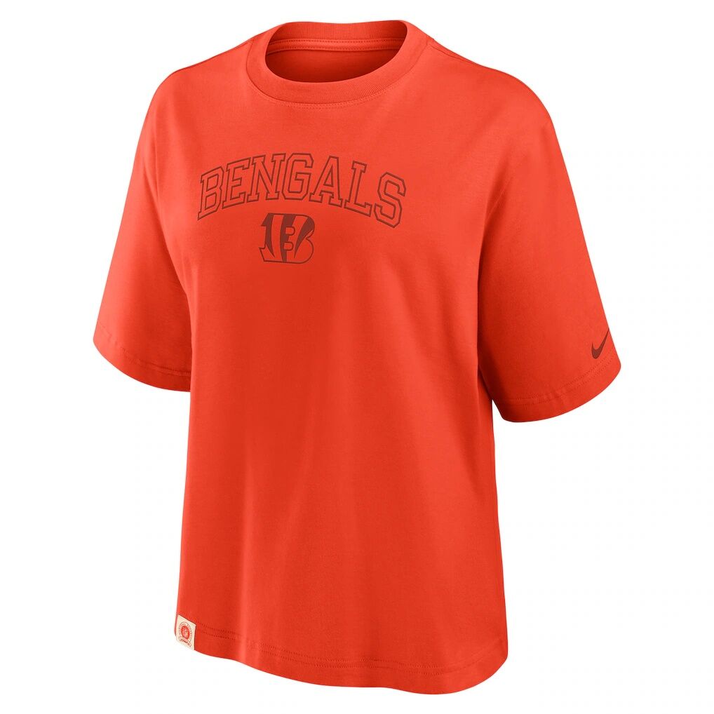 Cincinnati Bengals Nike Women’s Glory Arch Boxy T-Shirt
