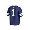 #1 BYU Cougars GameDay Greats Unisex Collegiate Football Fashion Jersey - Navy - Detail View