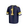 #1 Cal Bears GameDay Greats Unisex Collegiate Football Fashion Jersey - Navy - Detail View