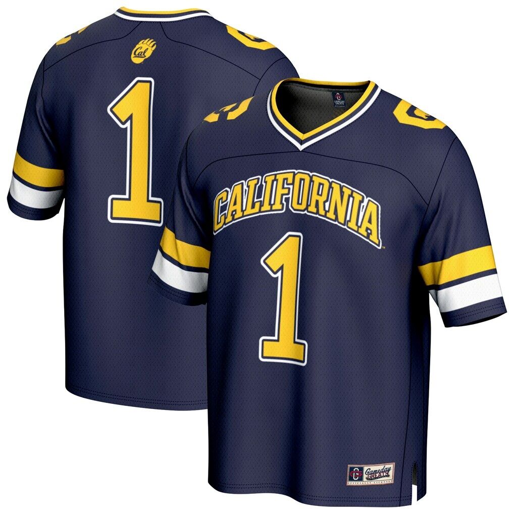 #1 Cal Bears GameDay Greats Unisex Collegiate Football Fashion Jersey