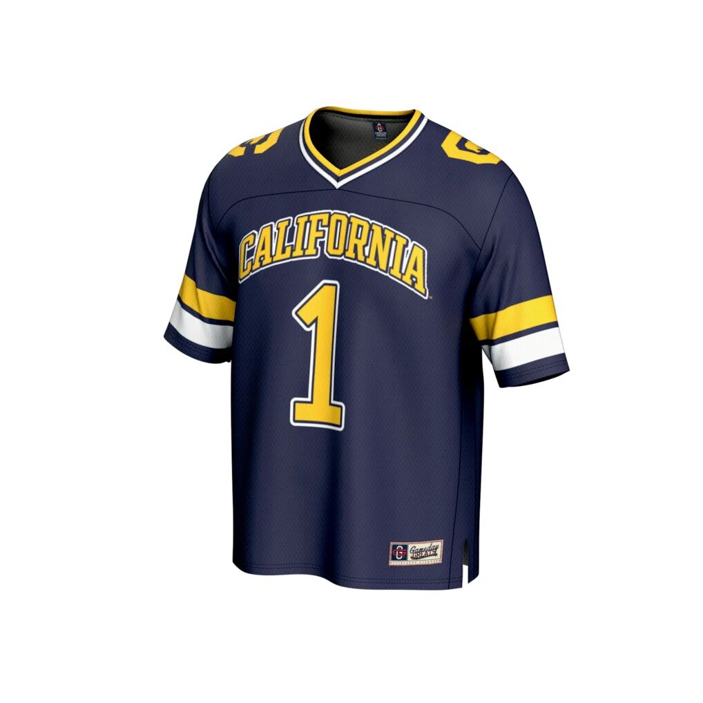 #1 Cal Bears GameDay Greats Unisex Collegiate Football Fashion Jersey