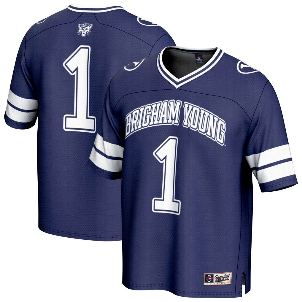 #1 BYU Cougars GameDay Greats Youth Collegiate Football Fashion Jersey