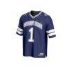 #1 BYU Cougars GameDay Greats Youth Collegiate Football Fashion Jersey - Navy - Side View