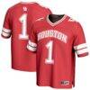 #1 Houston Cougars GameDay Greats Youth Collegiate Football Fashion Jersey - Red - Front View