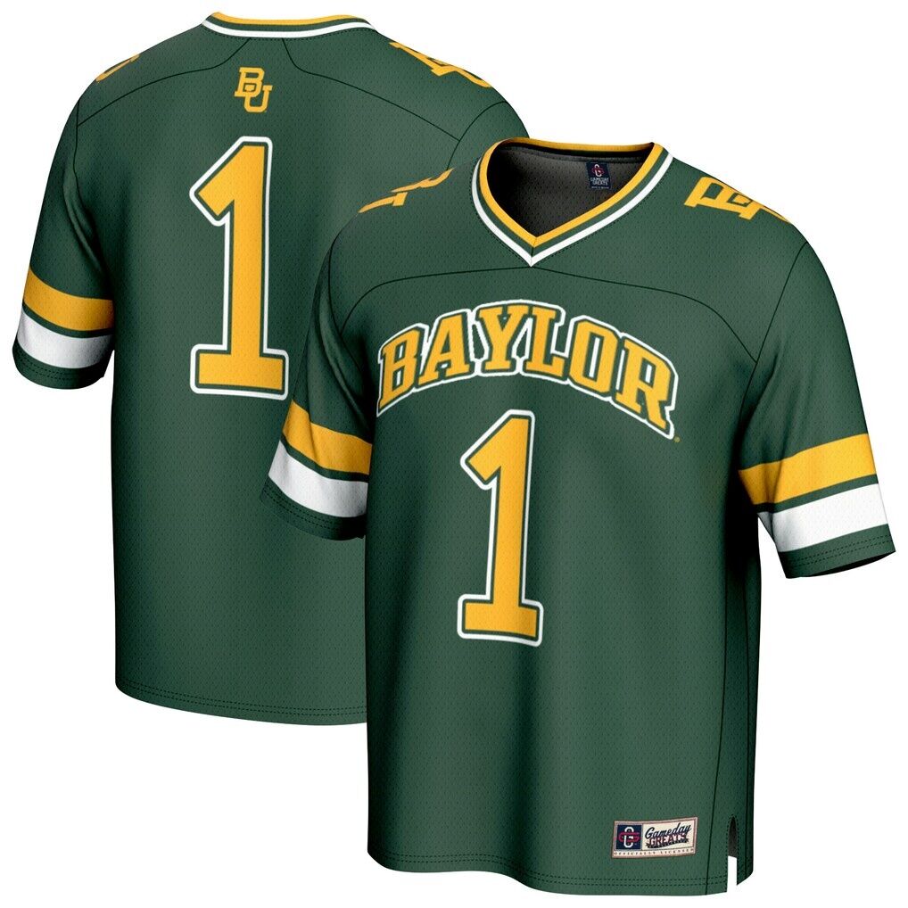 #1 Baylor Bears GameDay Greats Youth Collegiate Football Fashion Jersey