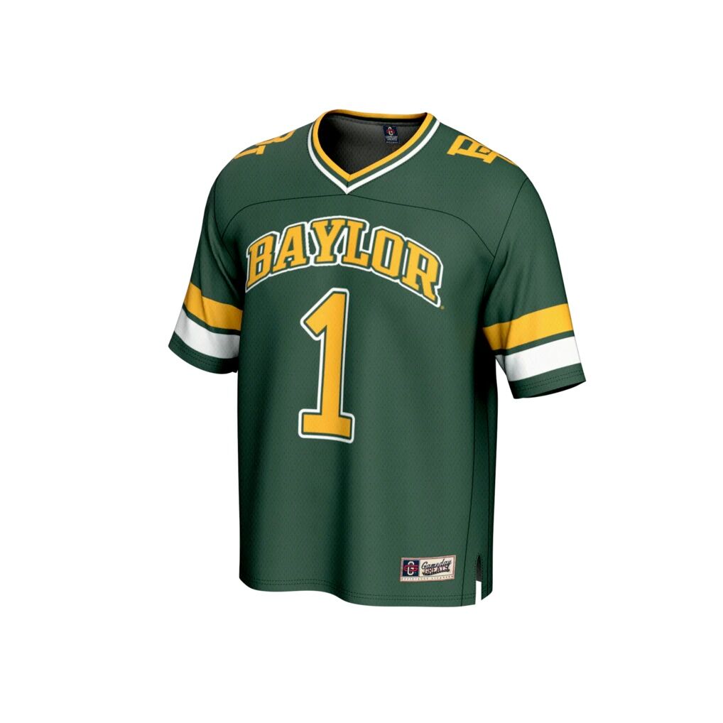 #1 Baylor Bears GameDay Greats Youth Collegiate Football Fashion Jersey