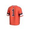 #1 Illinois Fighting Illini GameDay Greats Youth Collegiate Football Fashion Jersey - Orange - Detail View