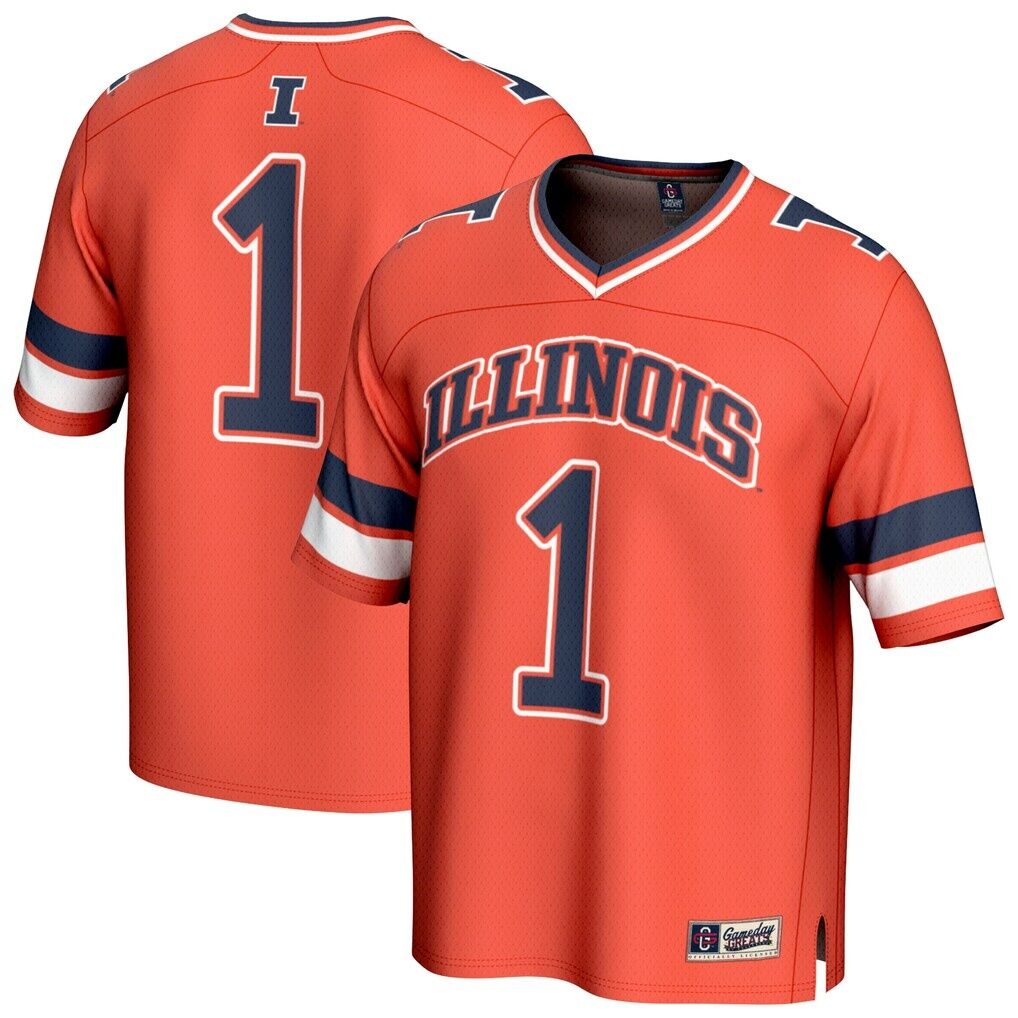 #1 Illinois Fighting Illini GameDay Greats Youth Collegiate Football Fashion Jersey