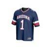 #1 Arizona Wildcats GameDay Greats Youth Collegiate Football Fashion Jersey - Navy - Side View