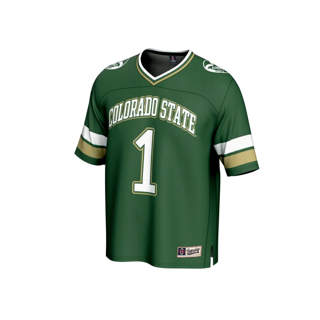 #1 Colorado State Rams GameDay Greats Youth Collegiate Football Fashion Jersey