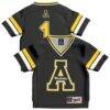#1 Appalachian State Mountaineers GameDay Greats Toddler Collegiate Football Fashion Jersey - Black - Front View