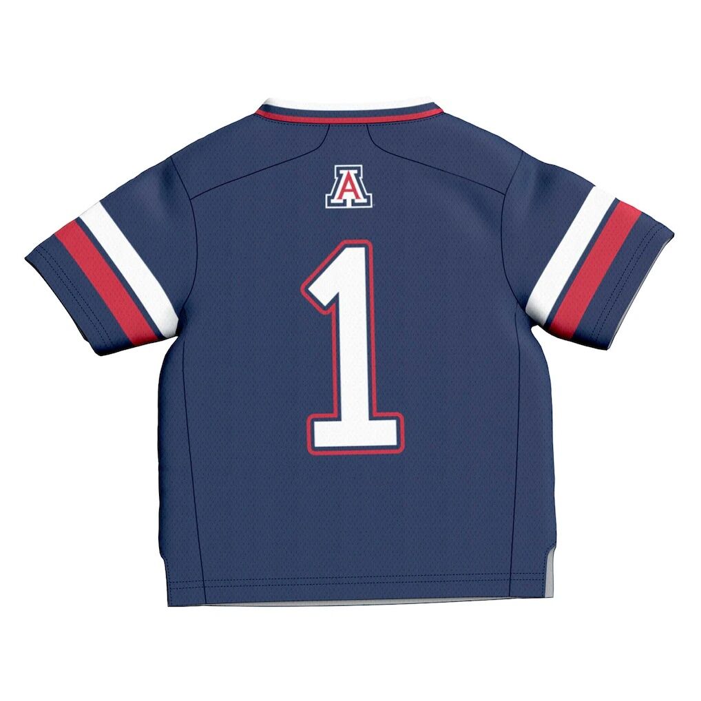 #1 Arizona Wildcats GameDay Greats Toddler Collegiate Football Fashion Jersey