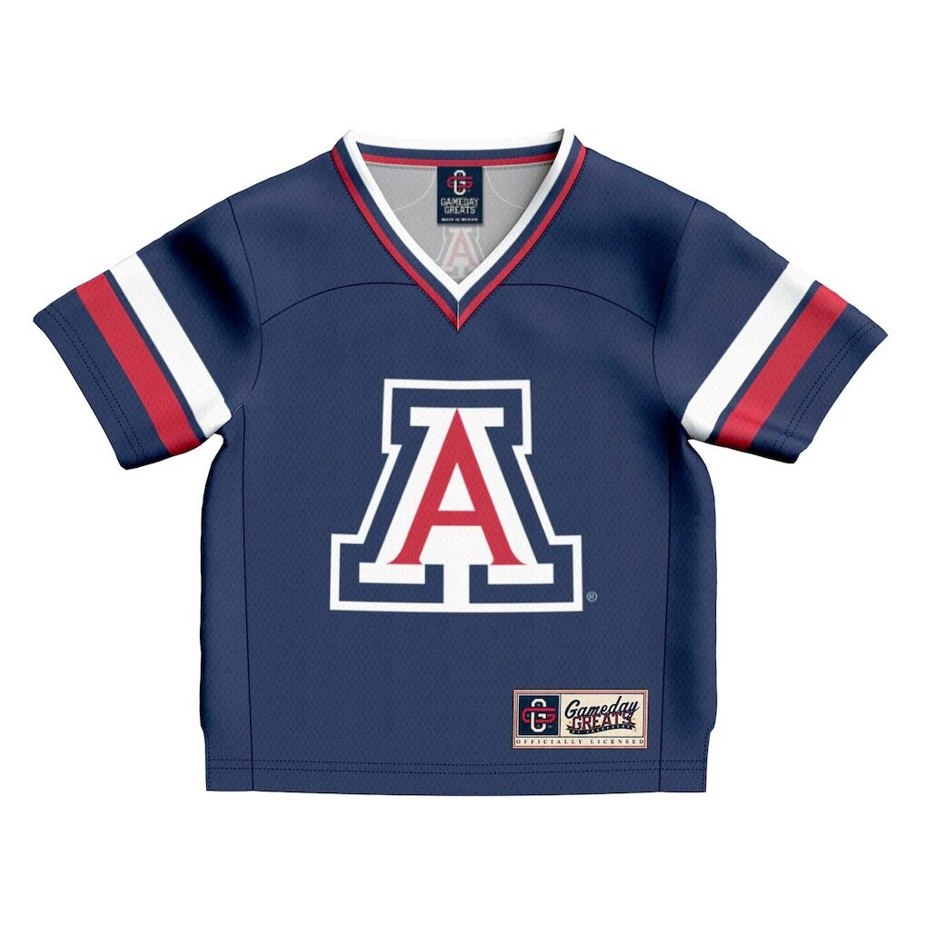 #1 Arizona Wildcats GameDay Greats Toddler Collegiate Football Fashion Jersey