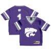 #1 Kansas State Wildcats GameDay Greats Toddler Collegiate Football Fashion Jersey - Purple - Front View