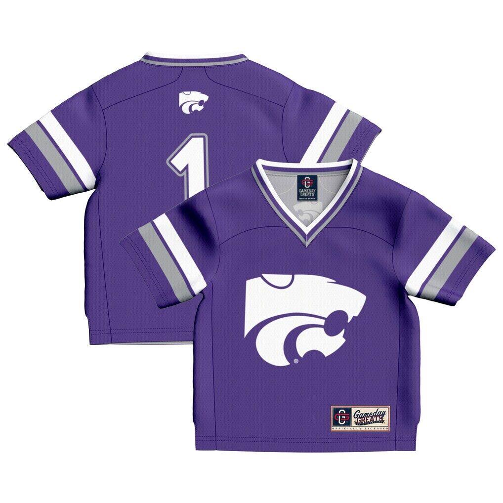 #1 Kansas State Wildcats GameDay Greats Toddler Collegiate Football Fashion Jersey