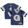 #1 Georgetown Hoyas GameDay Greats Toddler Collegiate Football Fashion Jersey - Navy - Front View