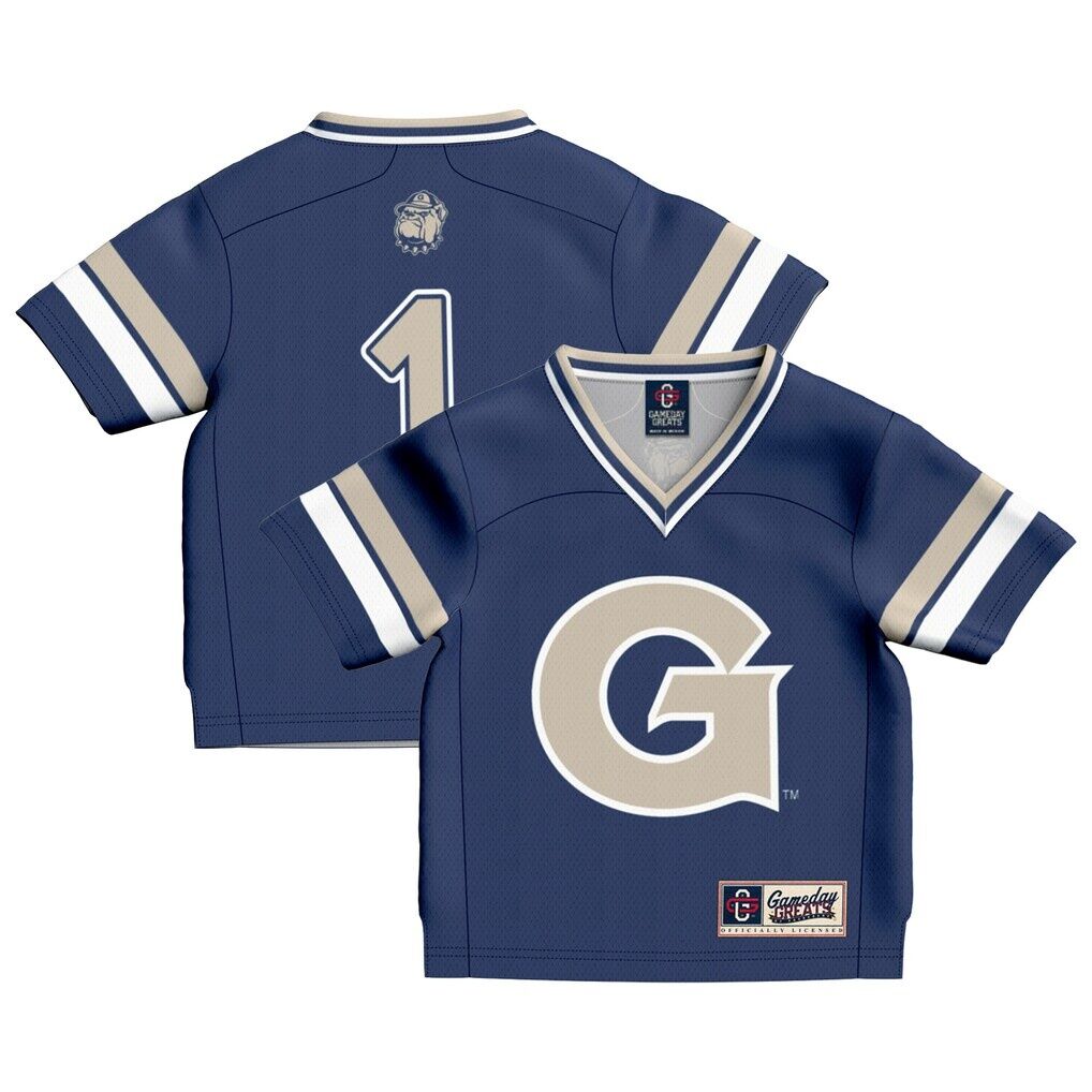 #1 Georgetown Hoyas GameDay Greats Toddler Collegiate Football Fashion Jersey