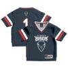 #1 Howard Bison GameDay Greats Toddler Collegiate Football Fashion Jersey - Navy - Front View