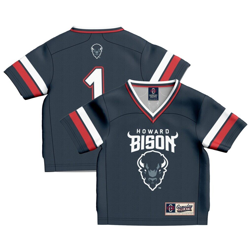 #1 Howard Bison GameDay Greats Toddler Collegiate Football Fashion Jersey