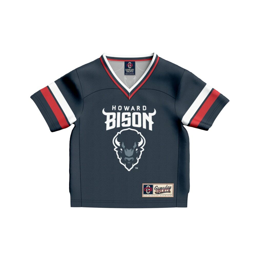 #1 Howard Bison GameDay Greats Toddler Collegiate Football Fashion Jersey