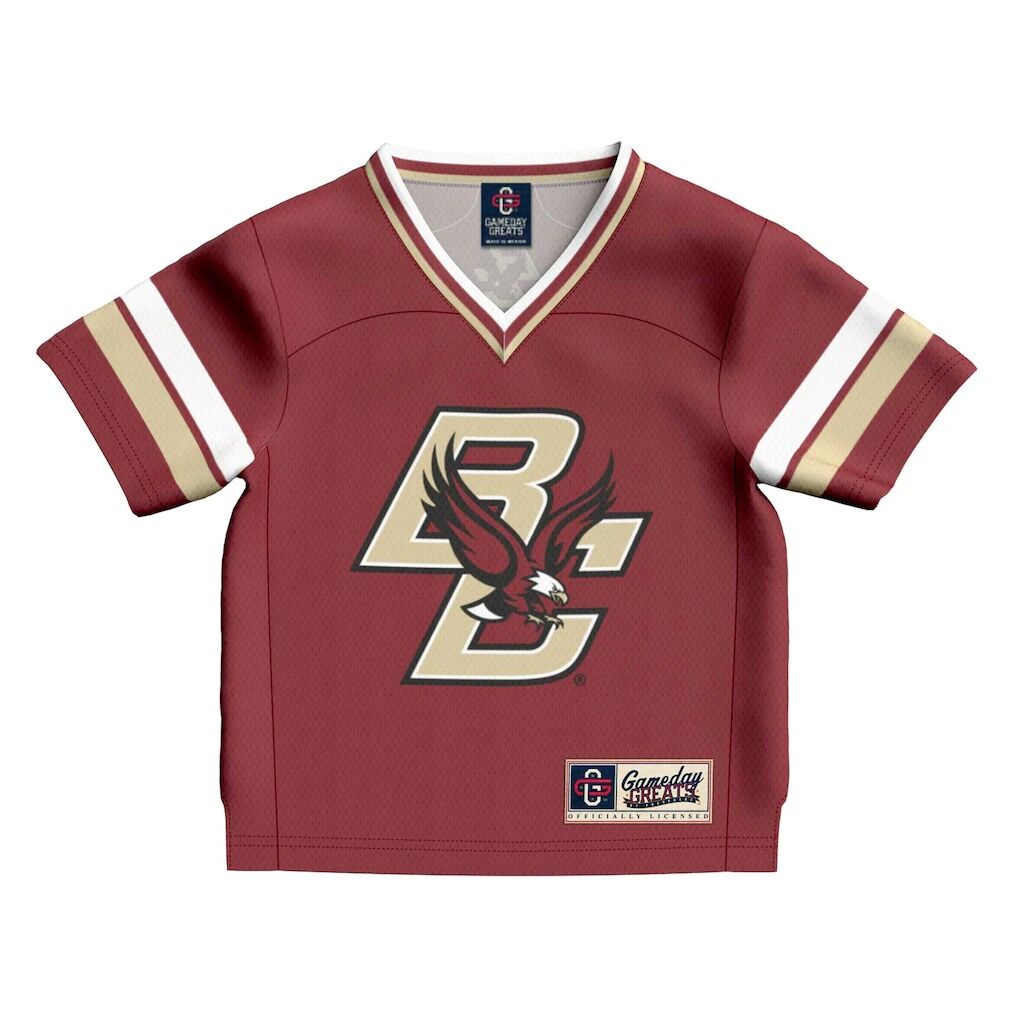#1 Boston College Eagles GameDay Greats Toddler Collegiate Football Fashion Jersey - Maroon