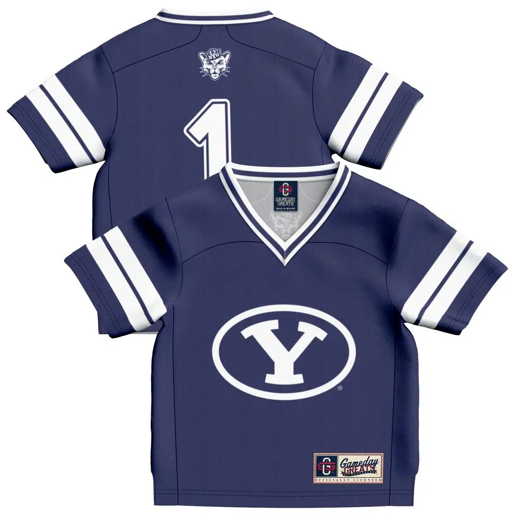 #1 BYU Cougars GameDay Greats Toddler Collegiate Football Fashion Jersey