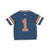 #1 Bucknell Bison GameDay Greats Toddler Collegiate Football Fashion Jersey - Blue - Detail View