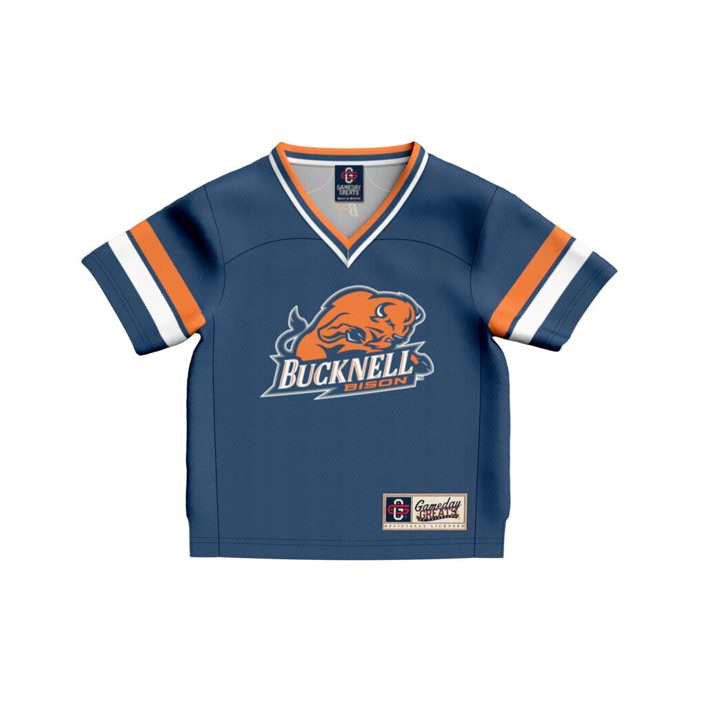 #1 Bucknell Bison GameDay Greats Toddler Collegiate Football Fashion Jersey
