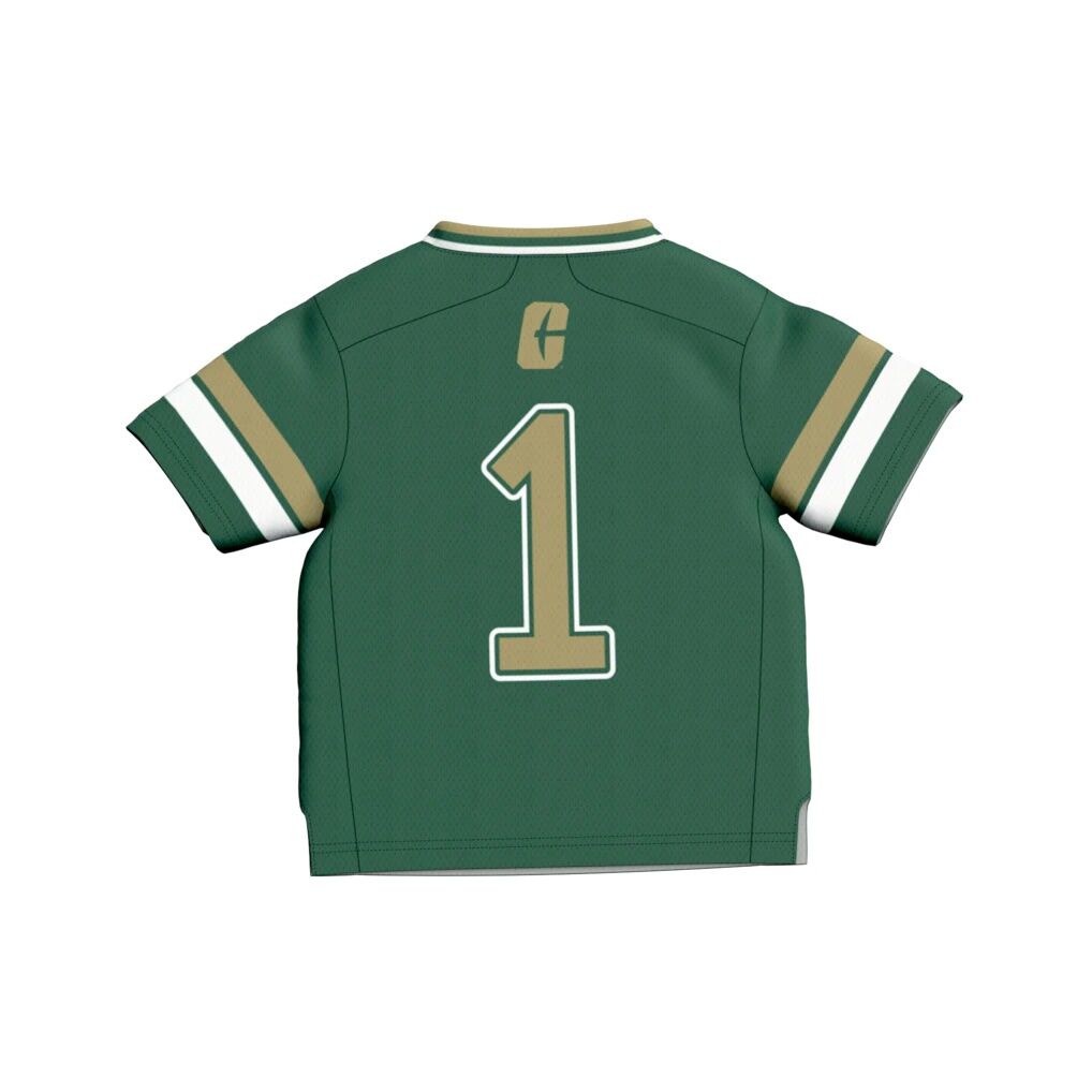 #1 Charlotte 49ers GameDay Greats Toddler Collegiate Football Fashion Jersey