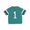 #1 Coastal Carolina Chanticleers GameDay Greats Toddler Collegiate Football Fashion Jersey - Teal - Detail View
