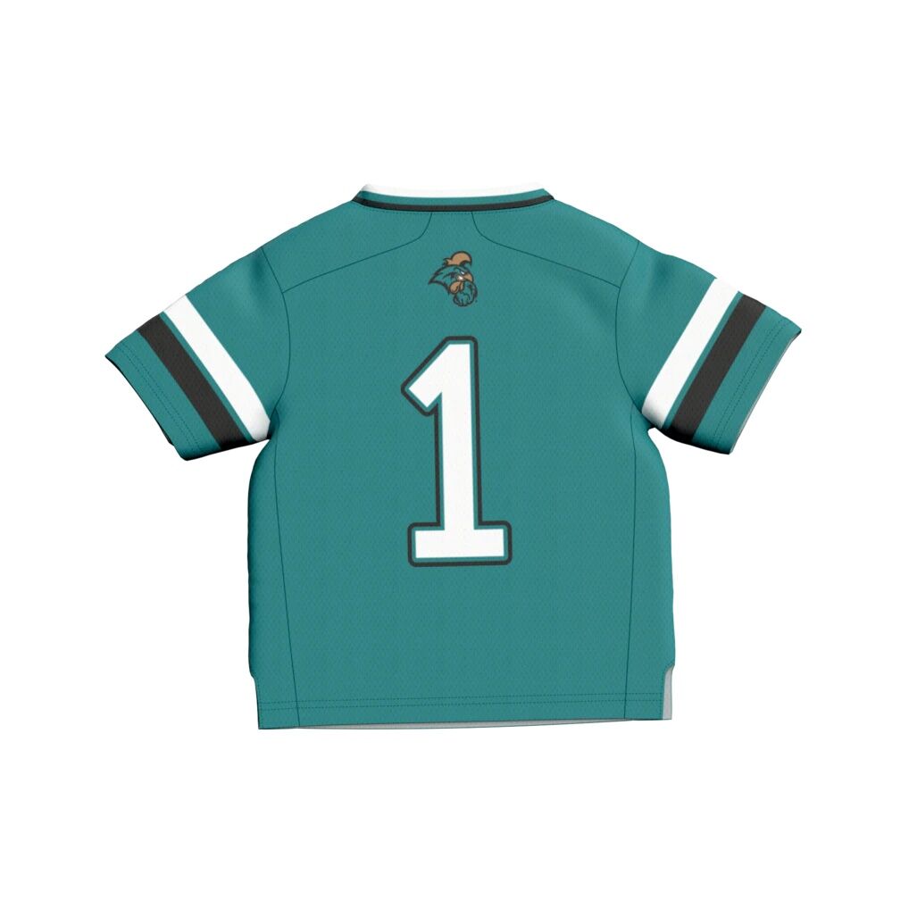 #1 Coastal Carolina Chanticleers GameDay Greats Toddler Collegiate Football Fashion Jersey