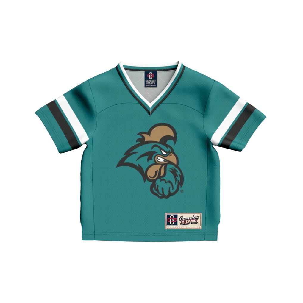 #1 Coastal Carolina Chanticleers GameDay Greats Toddler Collegiate Football Fashion Jersey