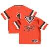 #1 Campbell Fighting Camels GameDay Greats Toddler Collegiate Football Fashion Jersey - Orange - Front View